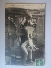 CPA - 22 - Lit clos à étage - Sortie, la courte-échelle