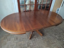 table de salle à manger en bois & 6 chaises