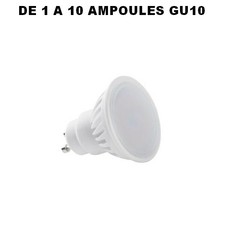 DE 1 A 10 AMPOULE SPOT LED GU10 10W BLANC FROID 6500K 1000 LUMEN HIGHT POWER