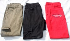 Interdit De Me gronder/ Benetton: Lot 3 pantalons, multipoches 10 ans - Neuf