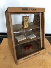 Millers Forge Tabletop Display Stepped Back Design Top Opens Nice!