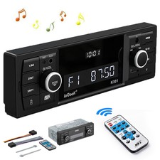 1 DIN Autoradio Bluetooth Voiture Stéréo MP3 Lecteur USB SD AUX-IN RDS FM AM