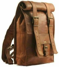 Nouveau sac de voyage sac à dos en cuir vintage véritable pour hommes et femmes