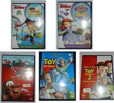 121- DISNEY - Lot de 5 DVD divers (voir photo pour les titres)