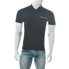 THE Kooples X Sport Hommes Slim Fit T-Shirt Henley Pique Short Manche TAILLE XS