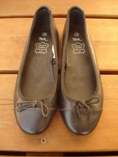 Ballerines cuir noir TEX P36 NEUVES