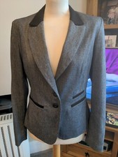 Magnifique Moulante Gris Veste BY NEXT Taille 10