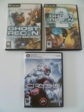 3 JEUX PC : 2 GHOST RECON et 1 CRYSIS