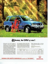 Publicité Advertising 079  1997   Honda   le CRV  4X4
