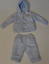 Superbe Bébé Combinaison Pantalon Et Veste De Steiff Taille 74 Difficile Réalisé