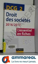 DCG 2 - Droit des sociétés 2016/2017 - 7e éd. - L'essentiel en fiches