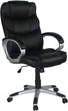 Chaise Bureau Ergonomiques en Tissu Fauteuil Accoudoirs Simili Directionnel