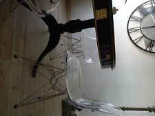 4 CHAISES GHOST polycarbonate + acier