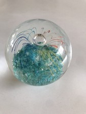 Sulfure Boule Presse Papier - En verre (Murano ?)