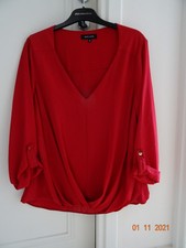 Blouse rouge NEW LOOK taille 38 