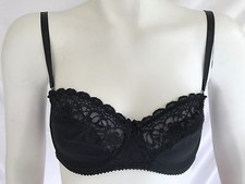 Black Convertable Underwire Bra 34B Removable Straps