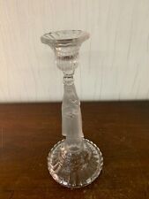 Bougeoir vierge religieux en cristal de Portieux 