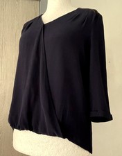 Blouse unie forme Cache-Coeur Manches 3/4 Femme Promod - Taille 42