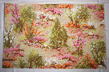 Grande gouache projet de papier peint paysagé 100 cm par 65 cm