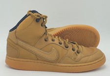 Nike Son Of Force Mid Leather Trainers 807392-700 Triple Tan UK4/US4.5Y/EU36.5