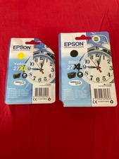 Cartouches d’encres origine epson 27 XL noir et jaune