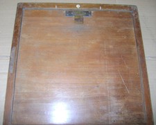  Châssis  bois à volet rideau chambre ancienne photo photographie 1900 34x34