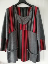 Tunique Jean Marc Philippe Rouge /Gris/Noir Taille 4