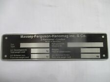 Plaque Bouclier Massey Ferguson Hanomag Chargeuse Machine de Construction S60