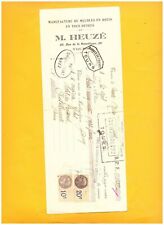 TOURS (37) USINE de MEUBLES en ROTIN "M. HEUZE" en 1934