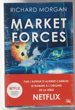 MARKET FORCES Richard Morgan livre  BRAGELONNE ROMAN thriller SF