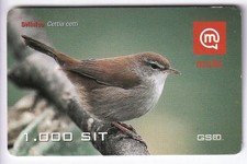 EUROPE  TELECARTE / PHONECARD .. SLOVAQUIE 1.000SIT OISEAU BIRD 2010