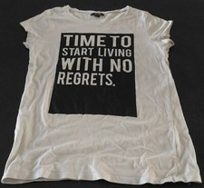 TEE SHIRT BLANC KIABI TAILLE XS