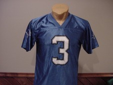 BEAUTIFUL Detroit Lions #3 Youth Large 14-16 Players Inc Blue Jersey, VERY NICE!