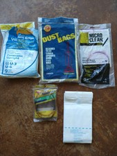 Lot Of Assorted Vacuum Cleaner Bags With Bonus Belt