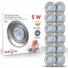 Set Spots encastrable LED ultra-plat orientable spot plafond à encastrer 230V 5W