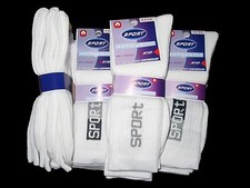 CHAUSSETTES : 12 PAIRES DE DE TENNIS / SPORT- 39/42  43/46 - COTON MAJORITAIRE