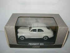 PEUGEOT 203 BLANC / GRIS Serie Voiture de Mon Père au 1/43 Neuve BOITE