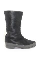 Pichette Bottines Après Ski Cuir Noir Taille 38 TBE made in France