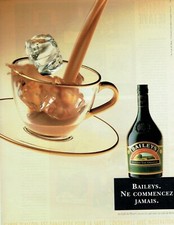 Publicité Advertising 109 1999  Baileys  au café de Flore original irish cream