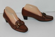 GEOX Escarpins Cuir Marron Doublés Cuir T 37.5 TBE