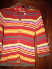 Gilet À Capuche Multicolore Taille 6 Ans Marque Orchestra 
