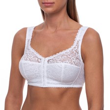 Soutien gorge ouverture devant, Sans armature, Grande taille, Fermeture avant