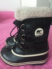 BOTTES NEIGE ENFANT UNISEXE "SOREL" WATERPROOF OCCASION P 33