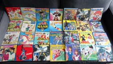 LOT 28 VINYLES GENERIQUES DESSINS ANIMES LIVRE-DISQUE 70S 80'S 90S 45 TOURS