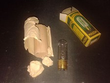 Lampe MAZDA PROJECTION MAZDAPHONA CYLINDRIQUE BA21S- boite non testée