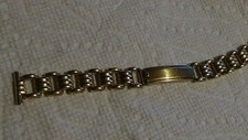 1950's 12K Gold Filled Watch Bracelet for 16mm w/ expansion clasp Watch Lugs
