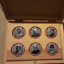 Lot De 6 Capsules De Champagne J. CHOPIN en Parfait État, Support Non Fourni 