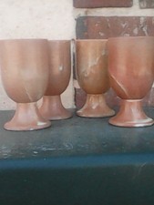 LOT 2 mazagrans +2 en cadeaux mazagrans grès de Puisaye. Haut 11,5 cm. Diam 6 cm