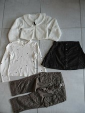  lot fille 10 ans: gilet,TS Tweens,jupe captain tortue,pantacourt la redoute