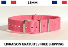 ★ 18MM ★ BRACELET MONTRE SANGLE BAND NYLON WATCH STRAP MILITARY MODE FASHION 007